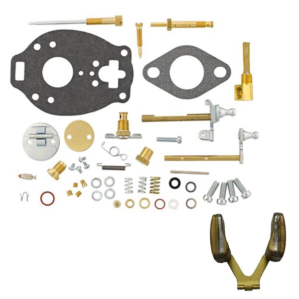 Aic Replacement Parts Carburetor Repair Kit with Float & Instructions Fits Ford 9N 2N 8N TSX Major FSC30-0194-FLOAT - main